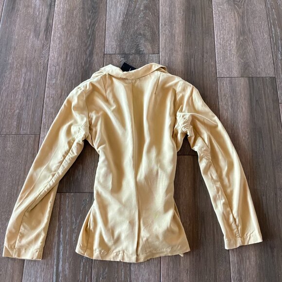 NWT Lulus Marigold tie front unlined blazer size small - Picture 6 of 8